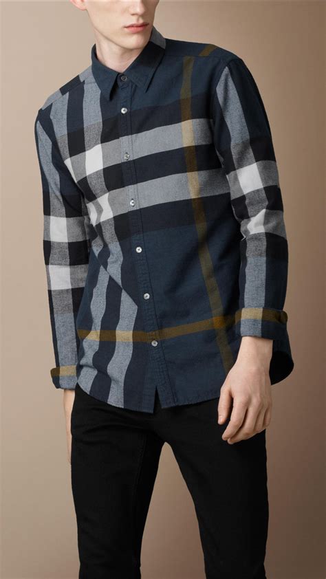 burberry flannel mens shirt|burberry men's shirts on sale.